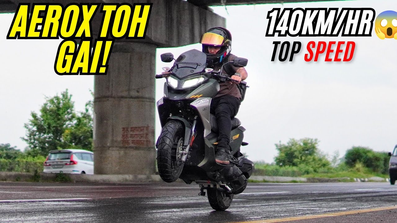 140Km/hr | Aerox Killer launched by Hero 🔥