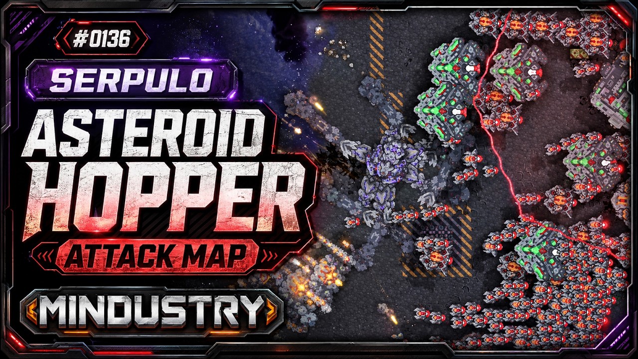 Mindustry Serpulo #Asteroid Hopper (x3) [Attack]