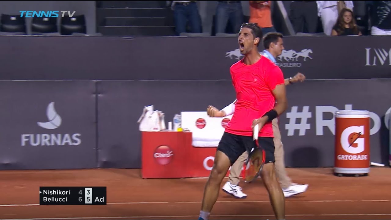 Home favourite Bellucci beats Nishikori; Thiem through | Rio Open 2017 Highlights Day 2