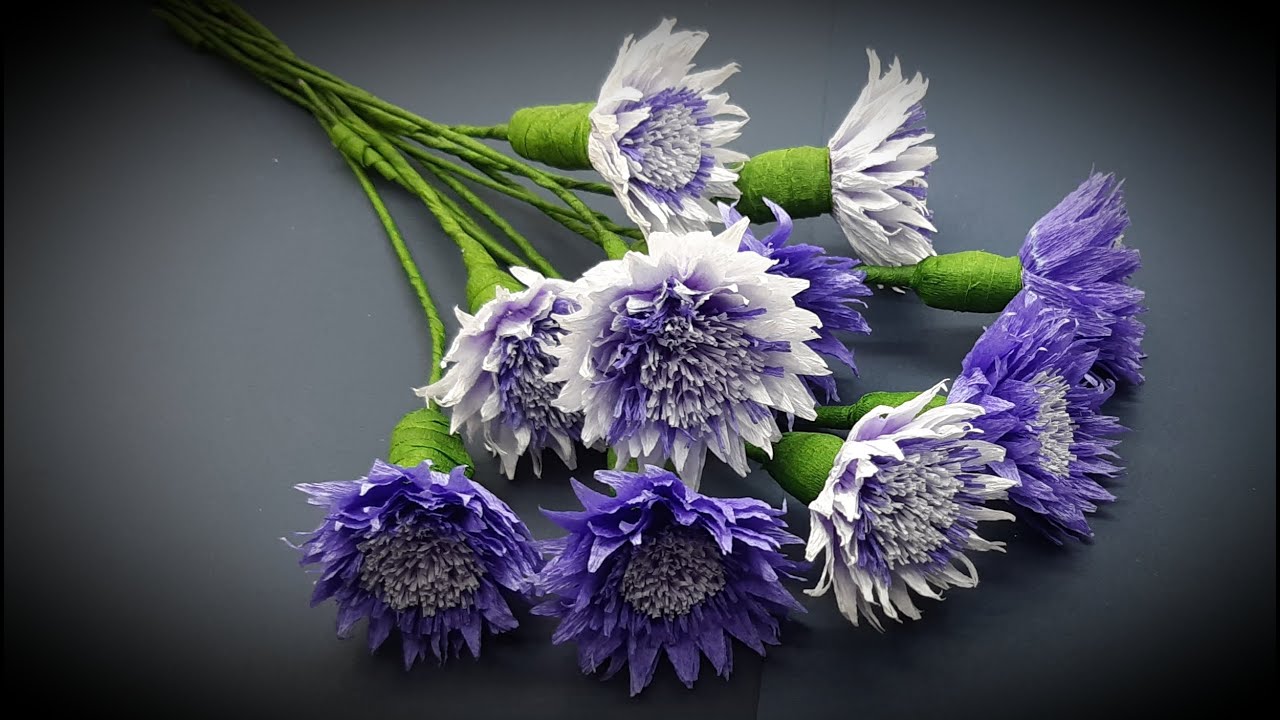 Beautiful Paper Sticky Gift Flower ⚘ Paper Craft DIY Paper Flowers Making for Home Decoration