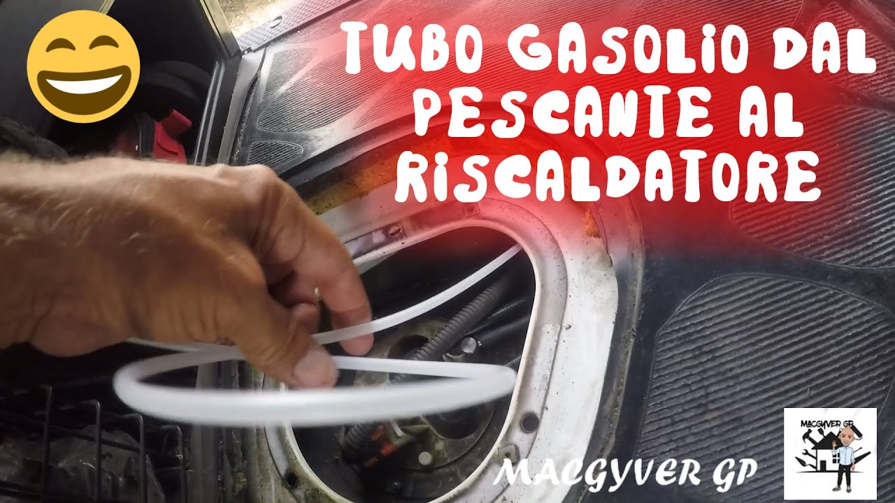 montaggio tubo gasolio dal pescante al riscaldatore - camper fai da te