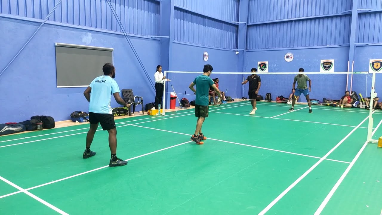 Dinesh/Jayanth vs Vijay/Sai Kumar - CUBZ Badminton Challange - N9 Sports Academy Tellapur