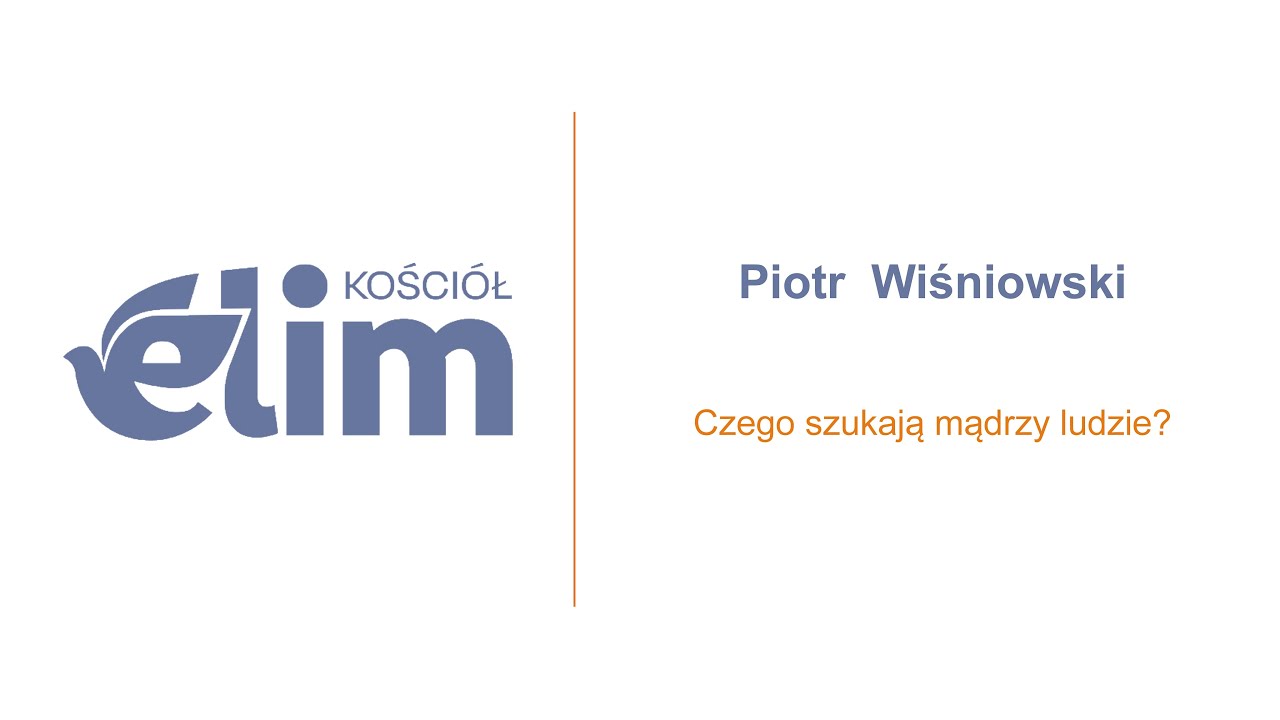Czego szukają mądrzy ludzie? - Piotr Wiśniowski