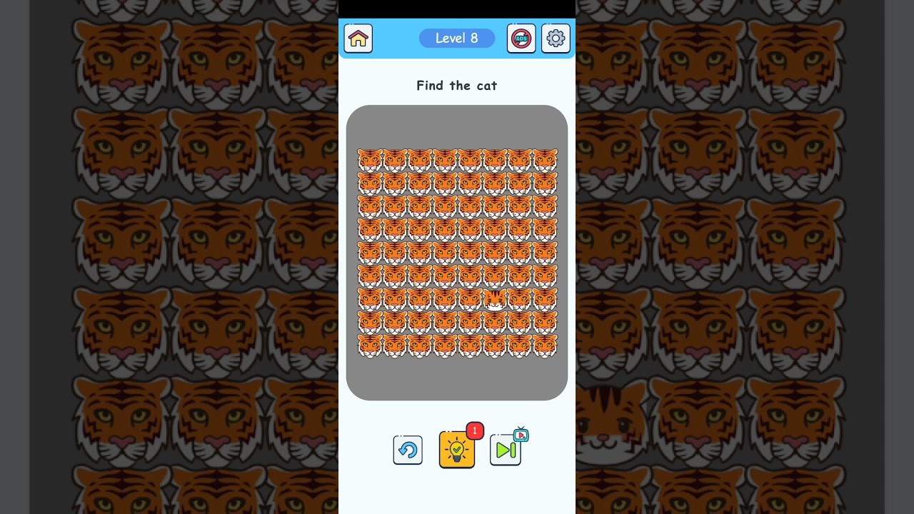 Brain Crush Level 8 | Brain Crush Find the cat