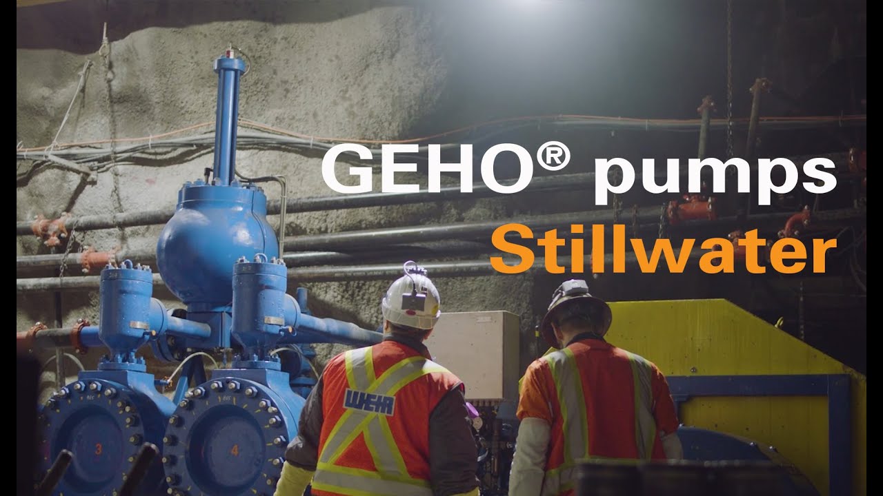 GEHO® pumps at Sibanye-Stillwater