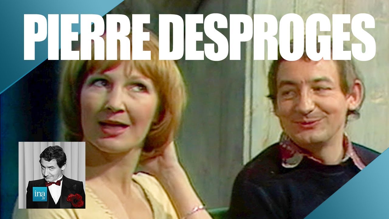 Pierre Desproges et Evelyne Grandjean se draguent sur un banc | Archive INA