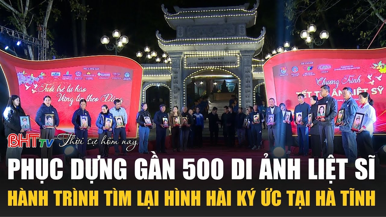 Thời sự trưa nay 4/2:Phục dựng gần 500 di ảnh liệt sĩ: Hành trình tìm lại hình hài ký ức tại Hà Tĩnh