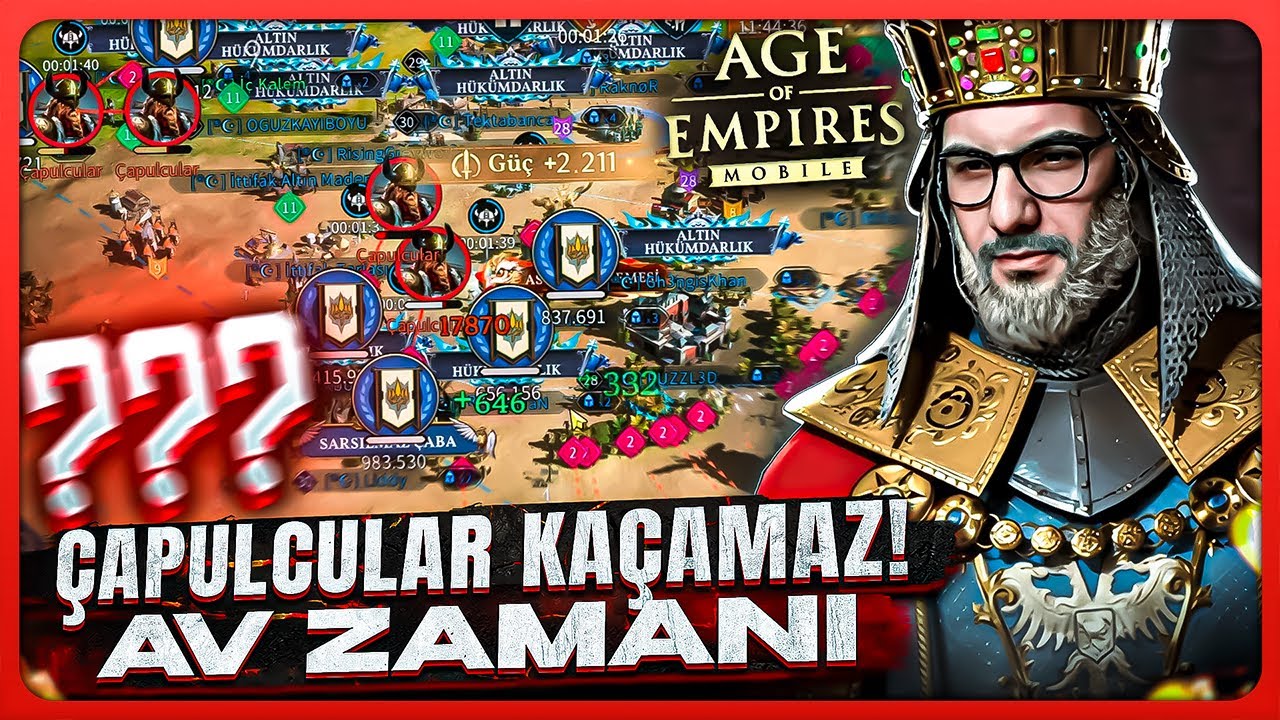 &Ccedil;apulculara Acımadan Saldırıyoruz ! | Age Of Empires Mobile #ageofempiresmobile #aoem