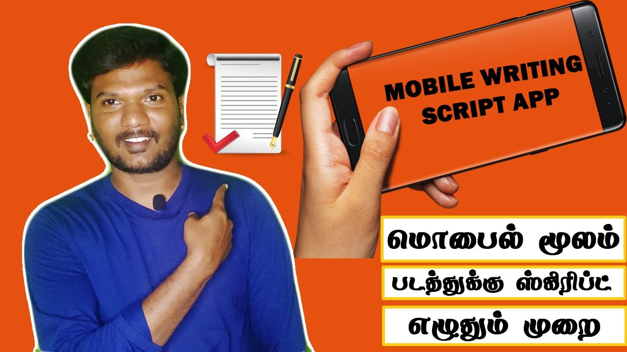 How to Write a Movie Script in Mobile for Beginners | Tamil | Filmmaking | Film Unity