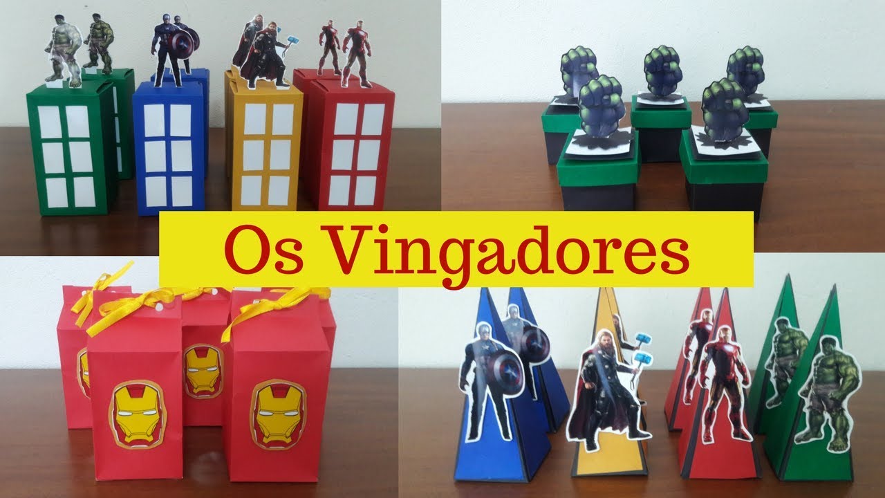 PERSONALIZADOS - TEMA OS VINGADORES || TAISA ALVES