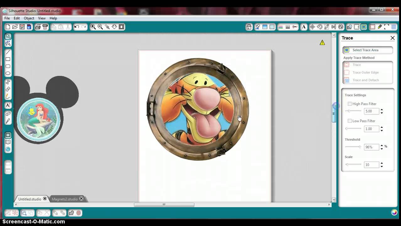 Making Disney Cruise Magnets
