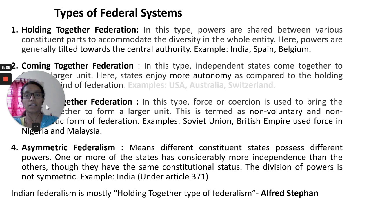 Federal Features of Indian Constitution