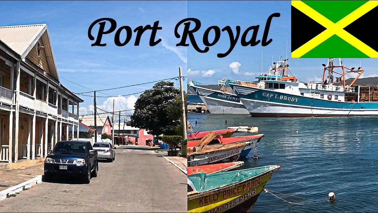 Jamaica Port Royal - once largest Caribbean city and pirate base, now fishing village