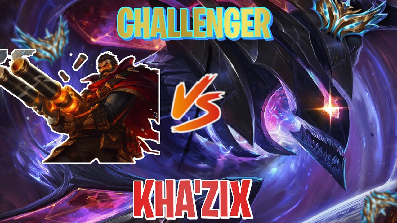 TWEDLE KHA'ZIX VS GRAVES - GRANDMASTER ELO - CHALLENGER KHA'ZIX