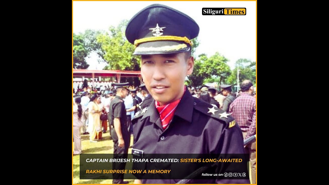 Captain Brijesh Thapa Cremated; Sister's long-awaited Rakhi surprise now a memory (Hindi)