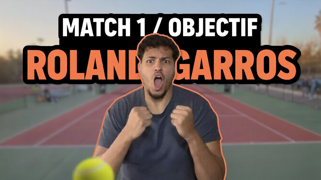 Objectif Roland Garros, Match 1 ! (1er tour du championnat individuel 3ème série à 15/4, ex 15/2)
