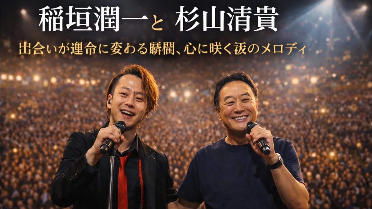 🌸💫🎶稲垣潤一 と 杉山清貴 ― 出会いが運命に変わる瞬間、心に咲く涙のメロディ