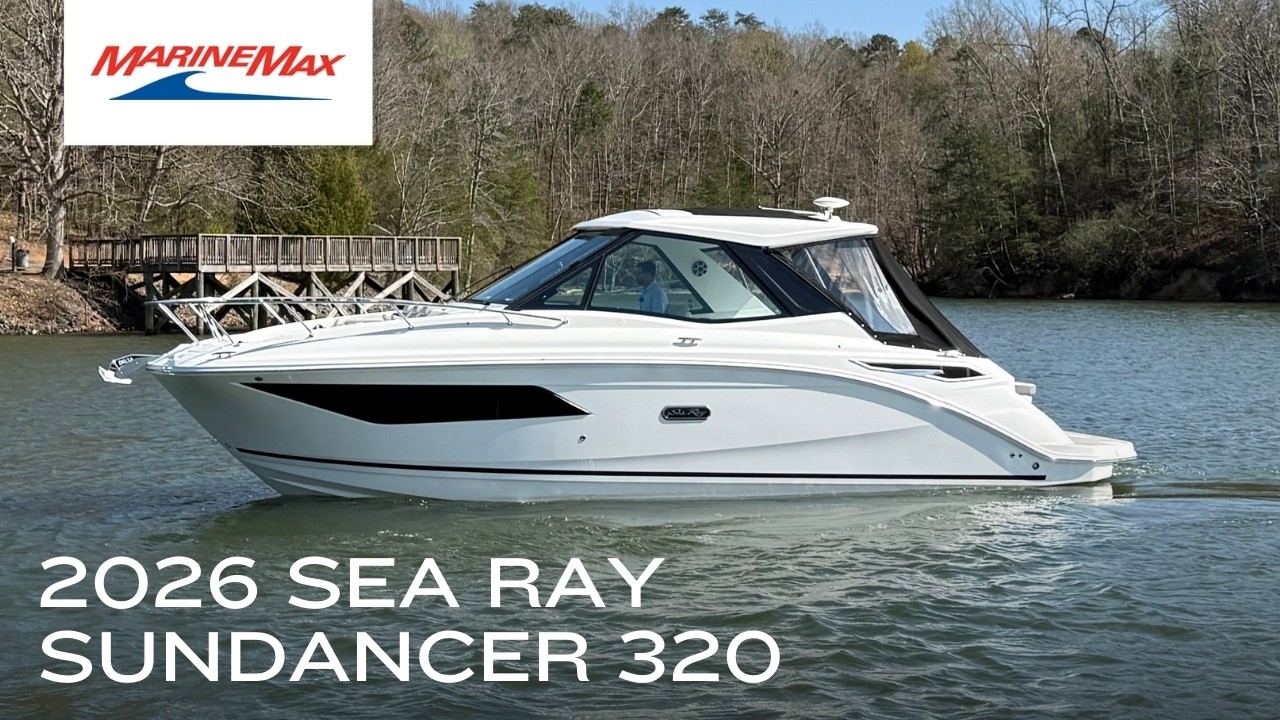 Катер Sea Ray Sundancer 320 2026 года выпуска | Уже в продаже в MarineMax Lake Wylie
