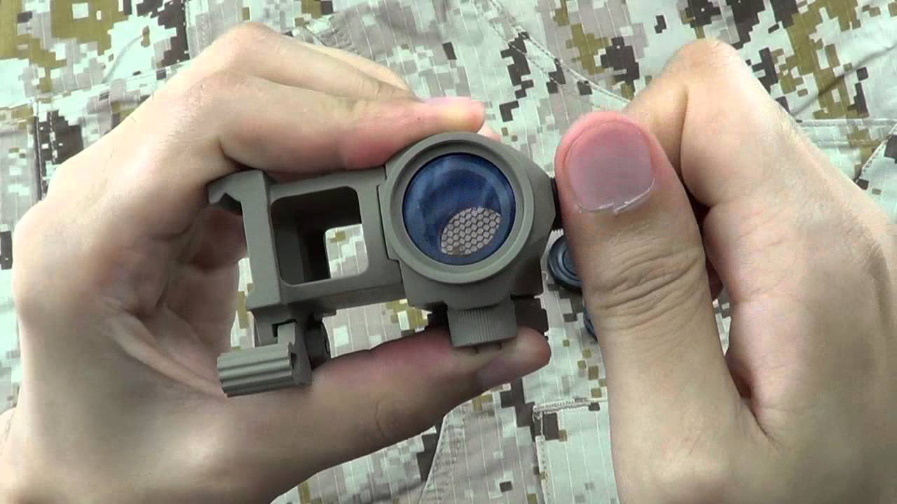 JJ Airsoft T1 Red Dot with QD Mount & Killflash