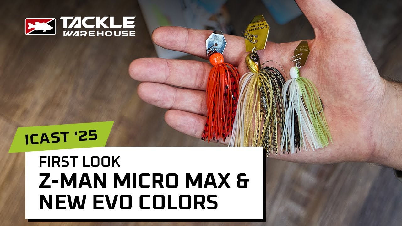 Tiny But Deadly – Z-Man's NEW Micro Max BFS Chatterbait - PLUS New EVO Chatterbait Colors!