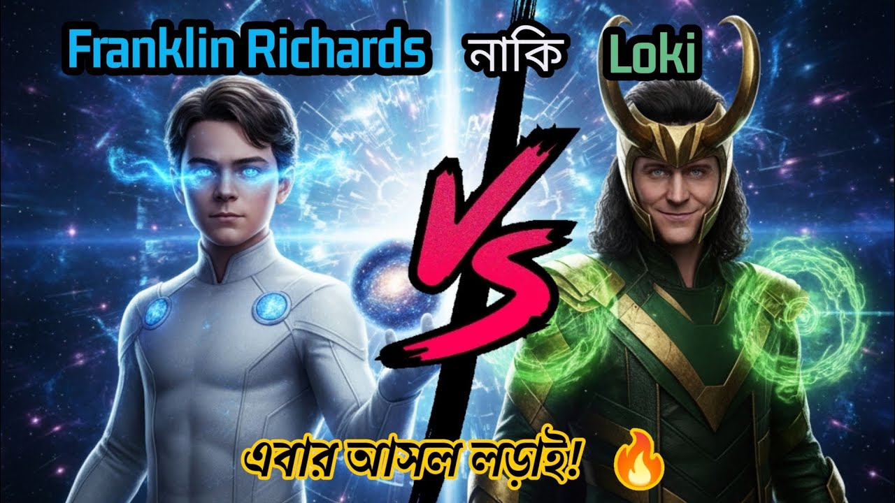Franklin Richards VS Loki Explained In বাংলা🔥 | কে বেশি শক্তিশালী?⚡