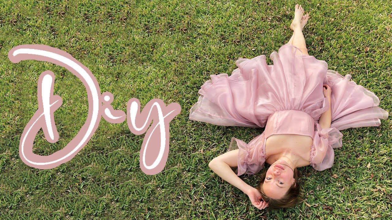 Como hacer un vestido de organza | DIY PUFF DRESS