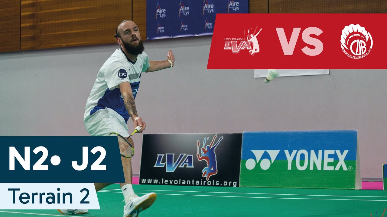 N2 – J2 | LVA 🆚 Club Alençonnais de Badminton (Terrain 2)