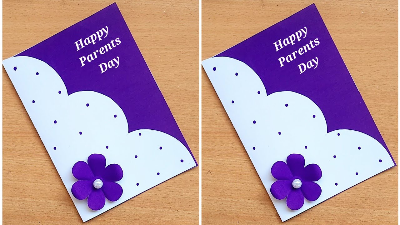 Parents Day greeting Card/Parents Day gift ideas/Parents day craft/DIY paper gift