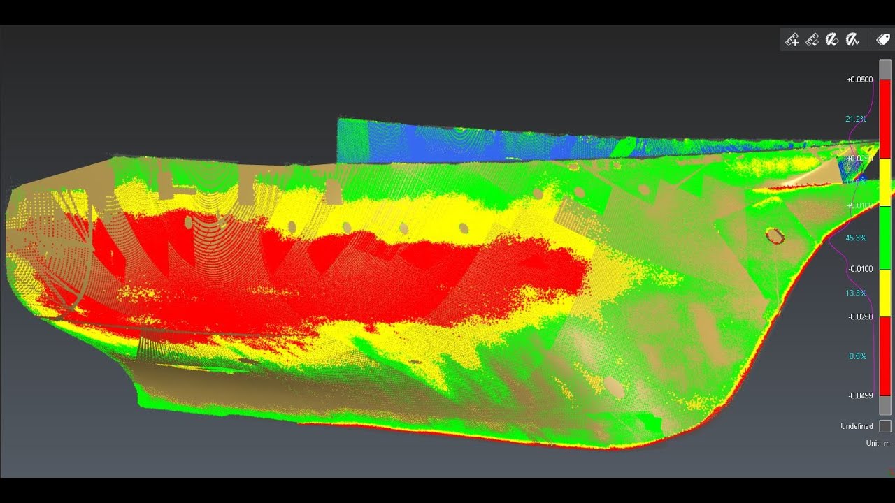 Cyclone 3DR - Checking Design Tolerance with Pointcloud Vs. Mesh