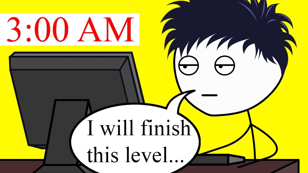 When a gamer can't Finish a Game