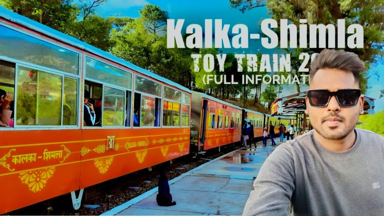 Delhi to Shimla by Kalka-Shimla Toy Train | Live snowfall | Railway