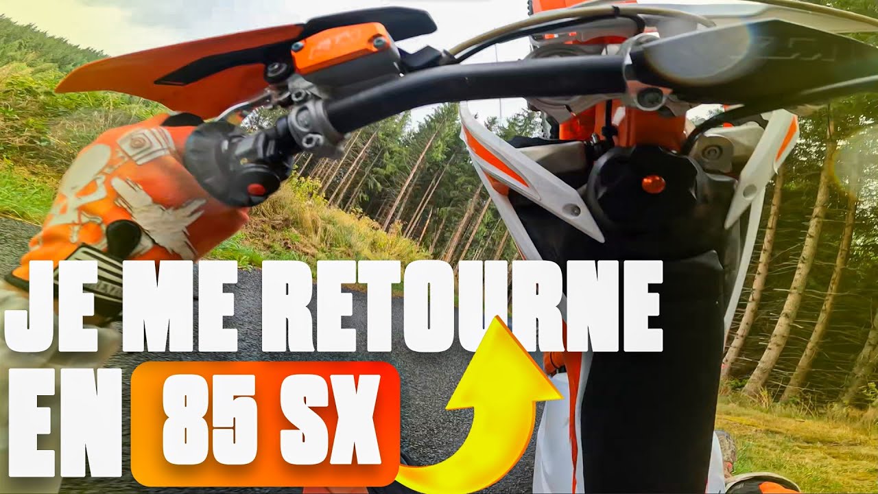 JE CASSE LA 85 SX PREMIERE SORTIE... ! 😢