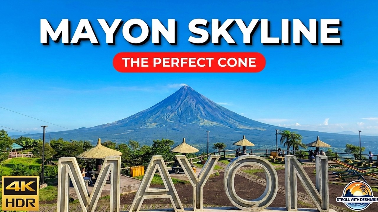 Mayon Skyline | Best View of Mayon Volcano 🌋 | Scenic Drive from Tabaco City 🚗