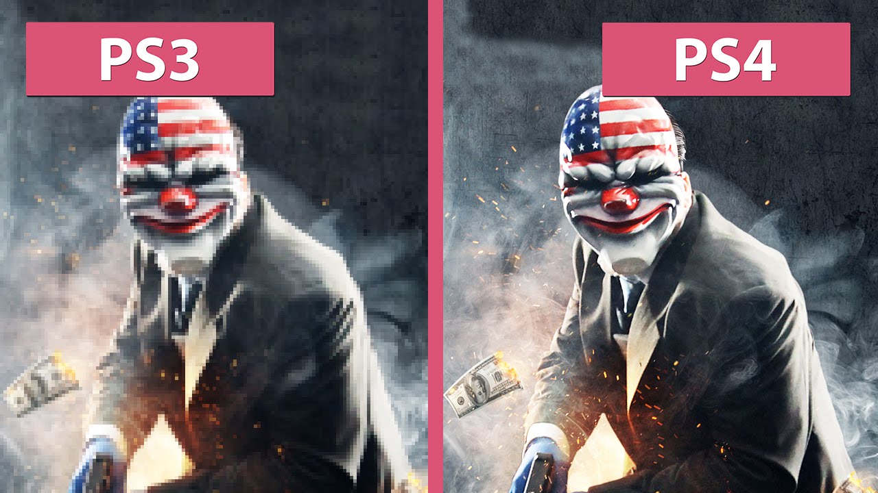 PayDay 2 – PS3 vs. PS4 Crimewave Edition Graphics Comparison [60fps][FullHD]