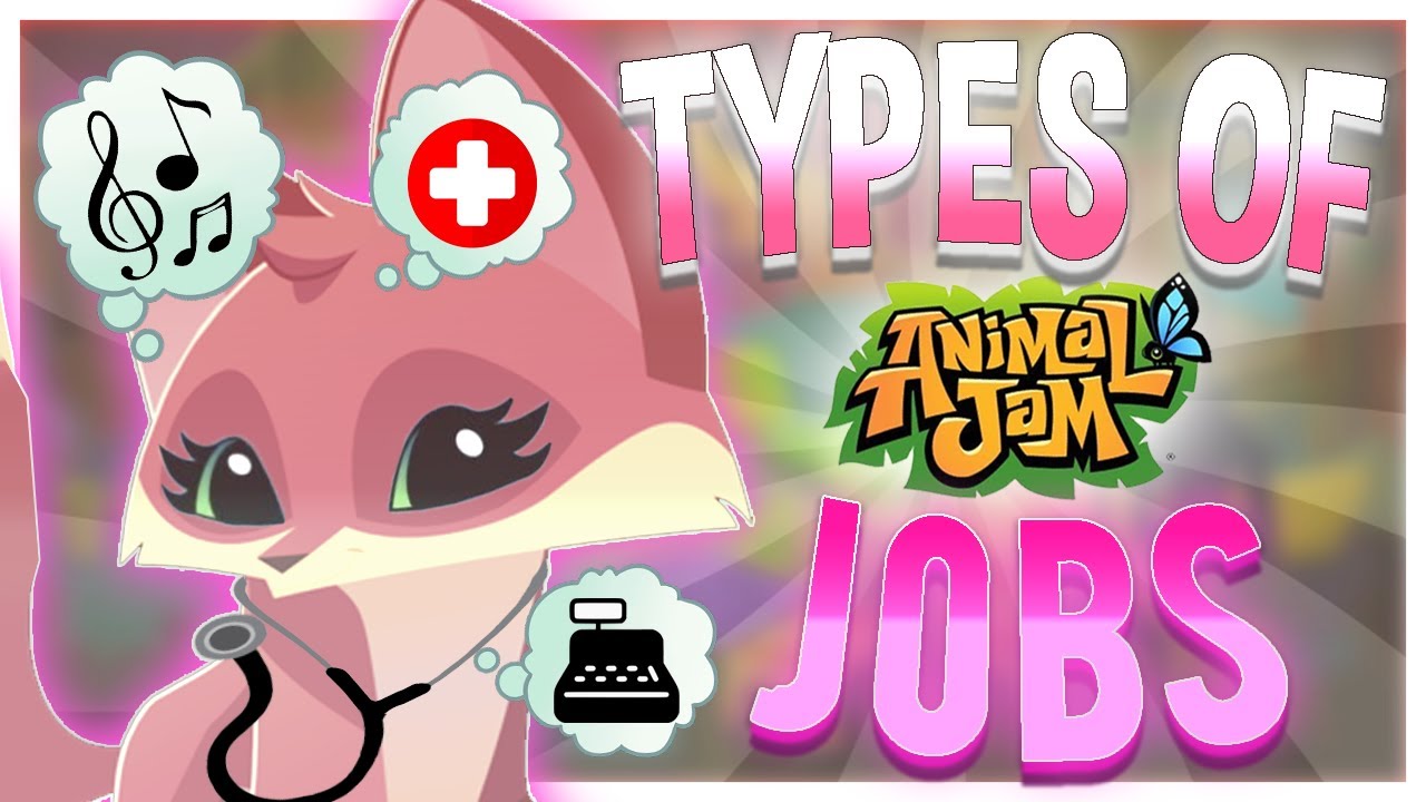 TYPES OF JOBS ON ANIMAL JAM | SKIT | AJPW