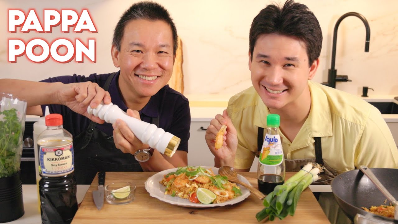 Khao Pad - Thail&auml;ndskt stekt ris med Pappa Poon