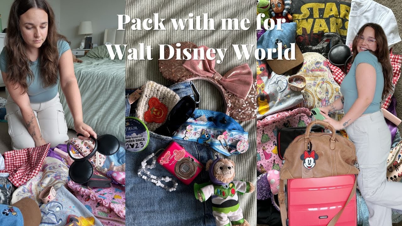 Pack With Me For Walt Disney World - Essential items, makeup and toiletries | Magically Katelyn
