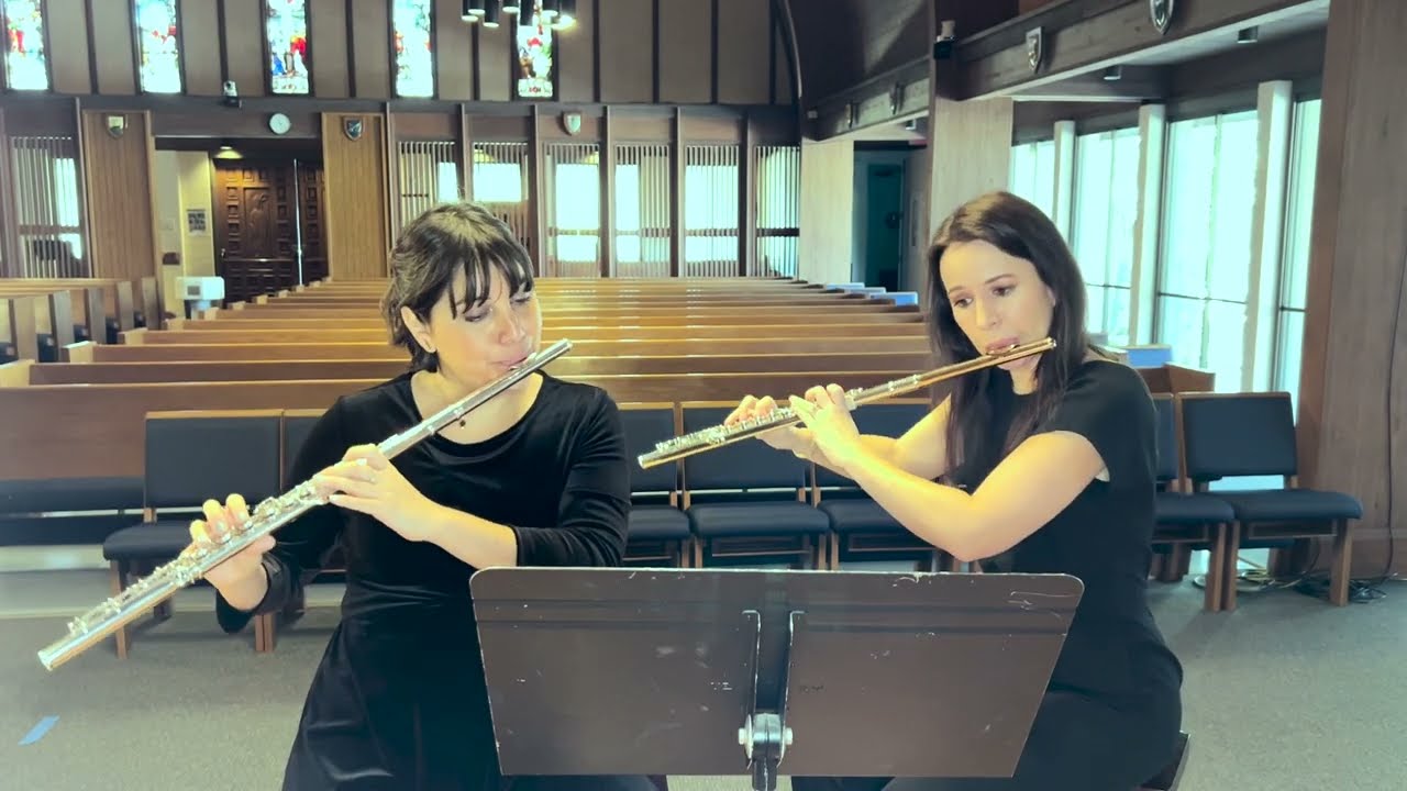 Intuition for two flutes by Samuel Zyman