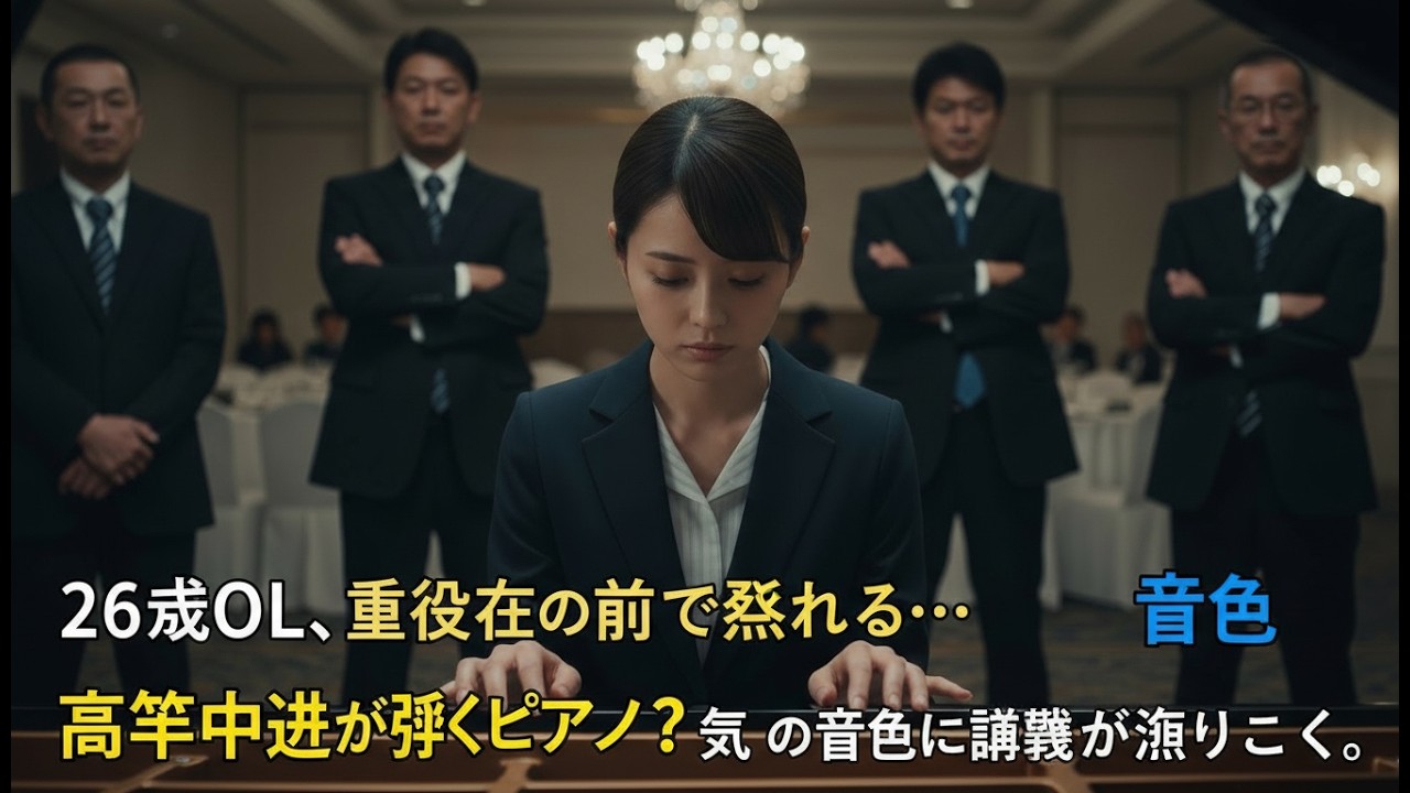 「中卒がピアノ?」重役の前に晒された26歳OL…最初の一音で、会場が静まり返った