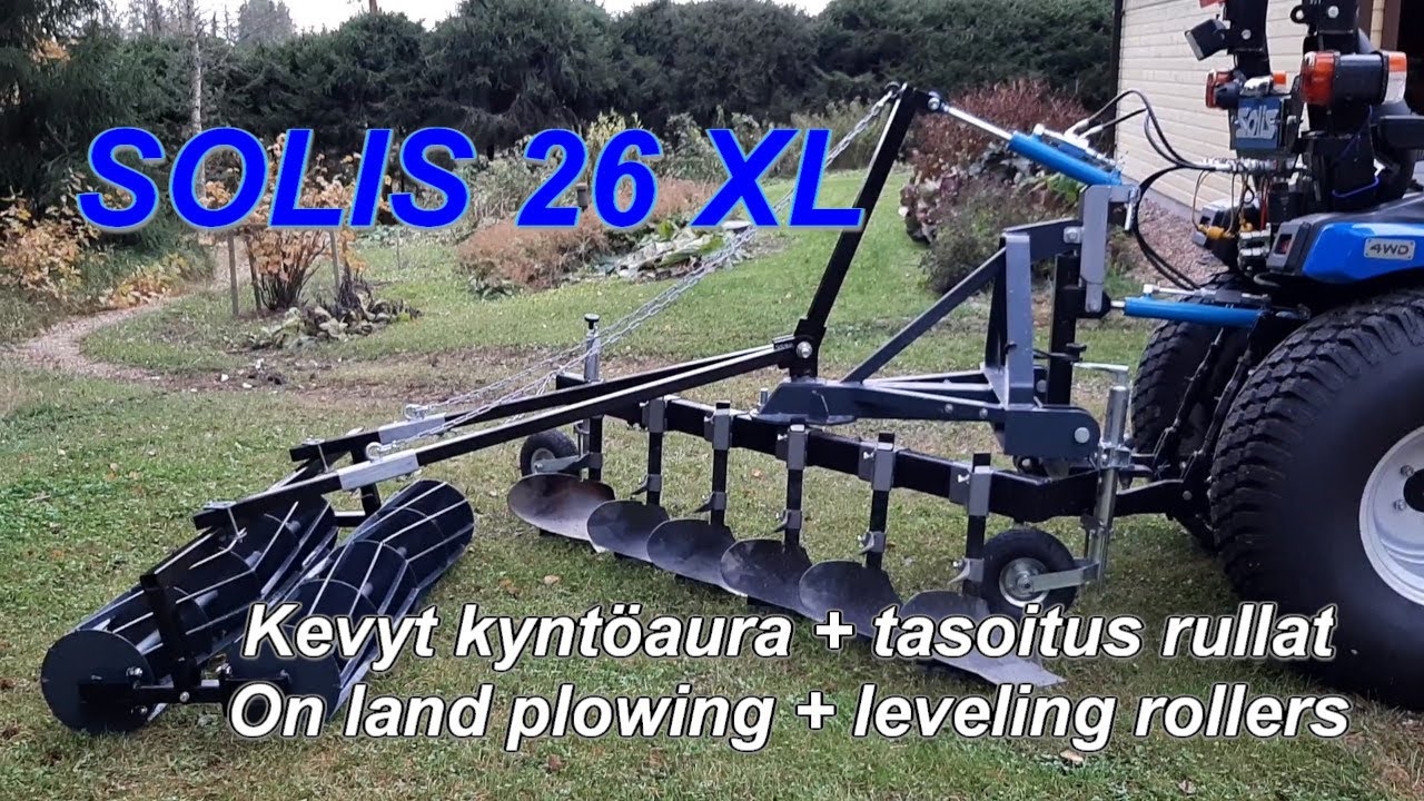 SOLIS 26 XL Tasaus rullat - leveling rollers