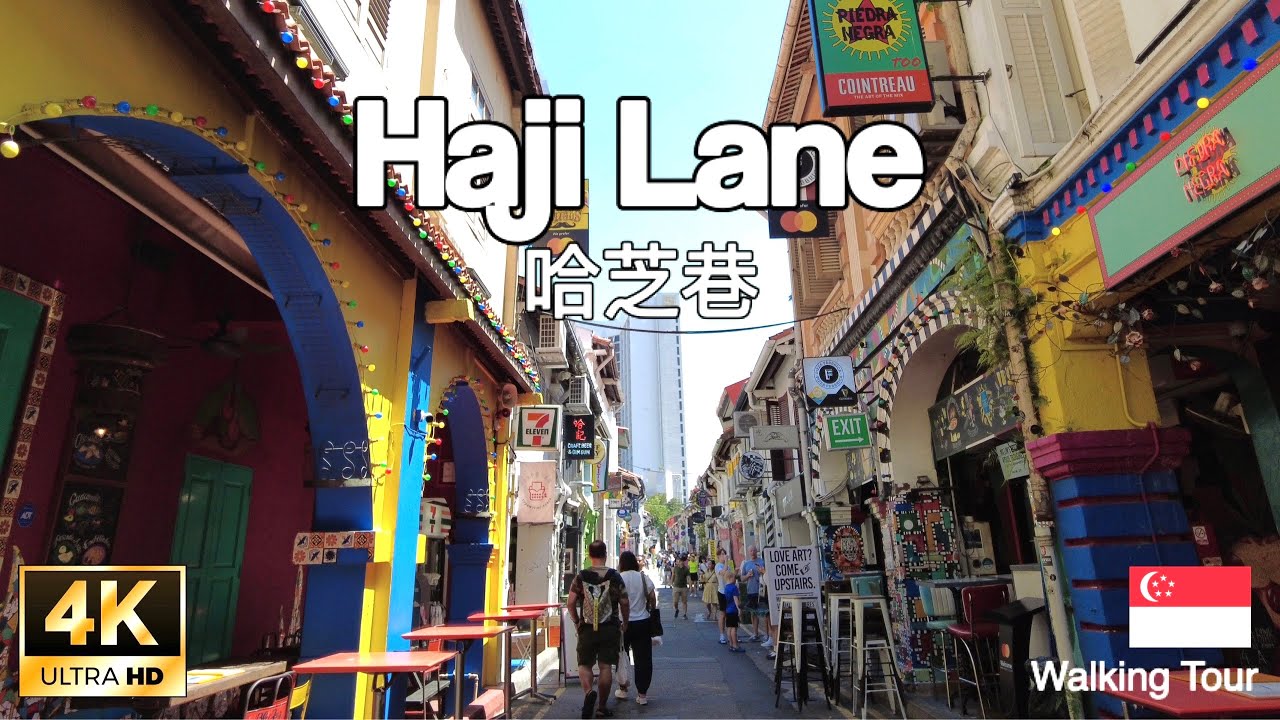 [4K] 🇸🇬 HAJI LANE SINGAPORE #sg #singapore #hajilane #arabstreet #walkingtour