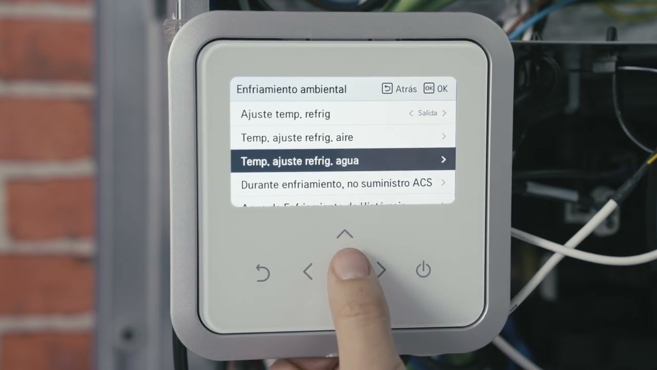 Configuración de la refrigeración en LG Therma V