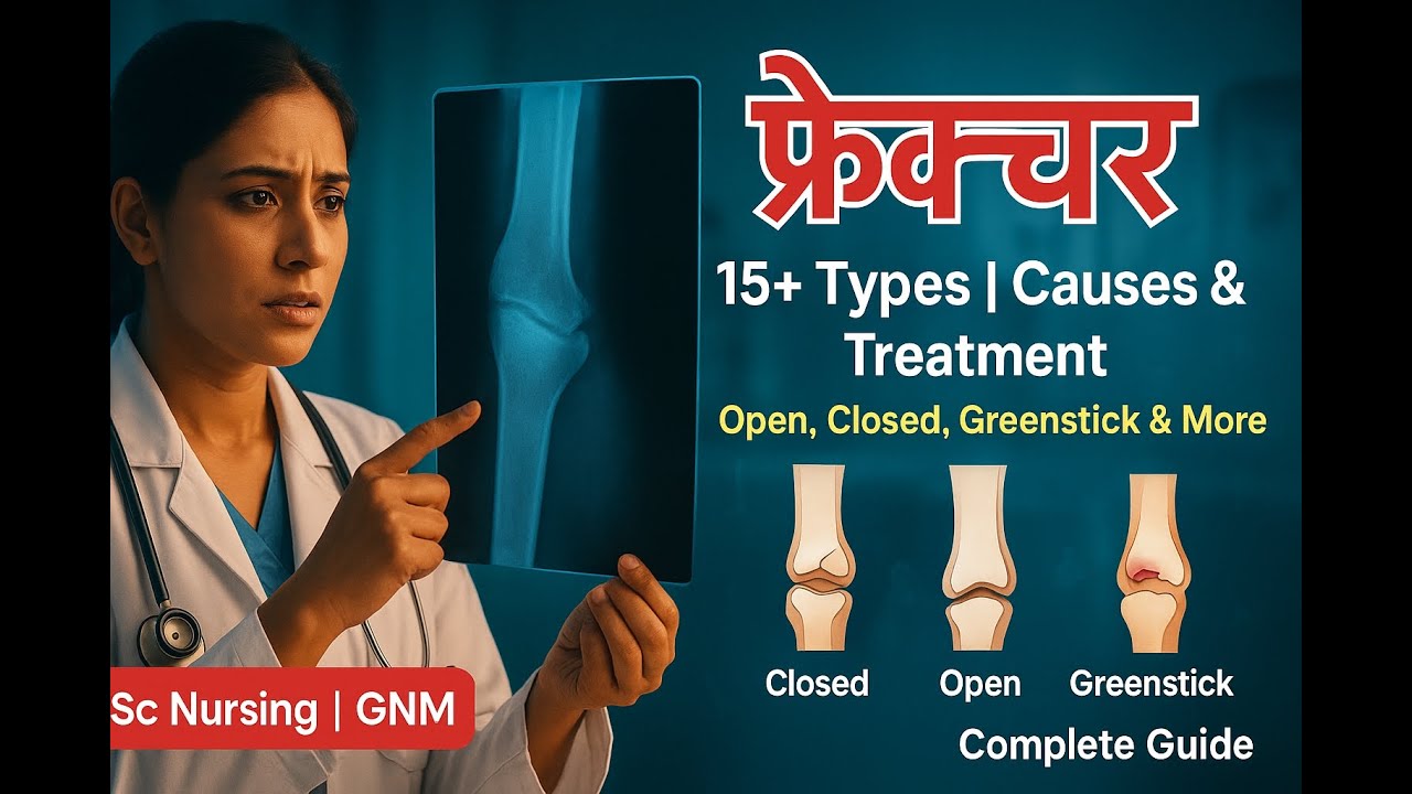 Bone Fracture Complete Guide | Open, Closed, Greenstick Fracture | Medical Students Hindi