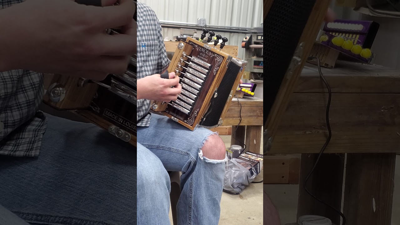 J'etais au bal played by Kegan Navarre on his new Eb Vincent Accordion