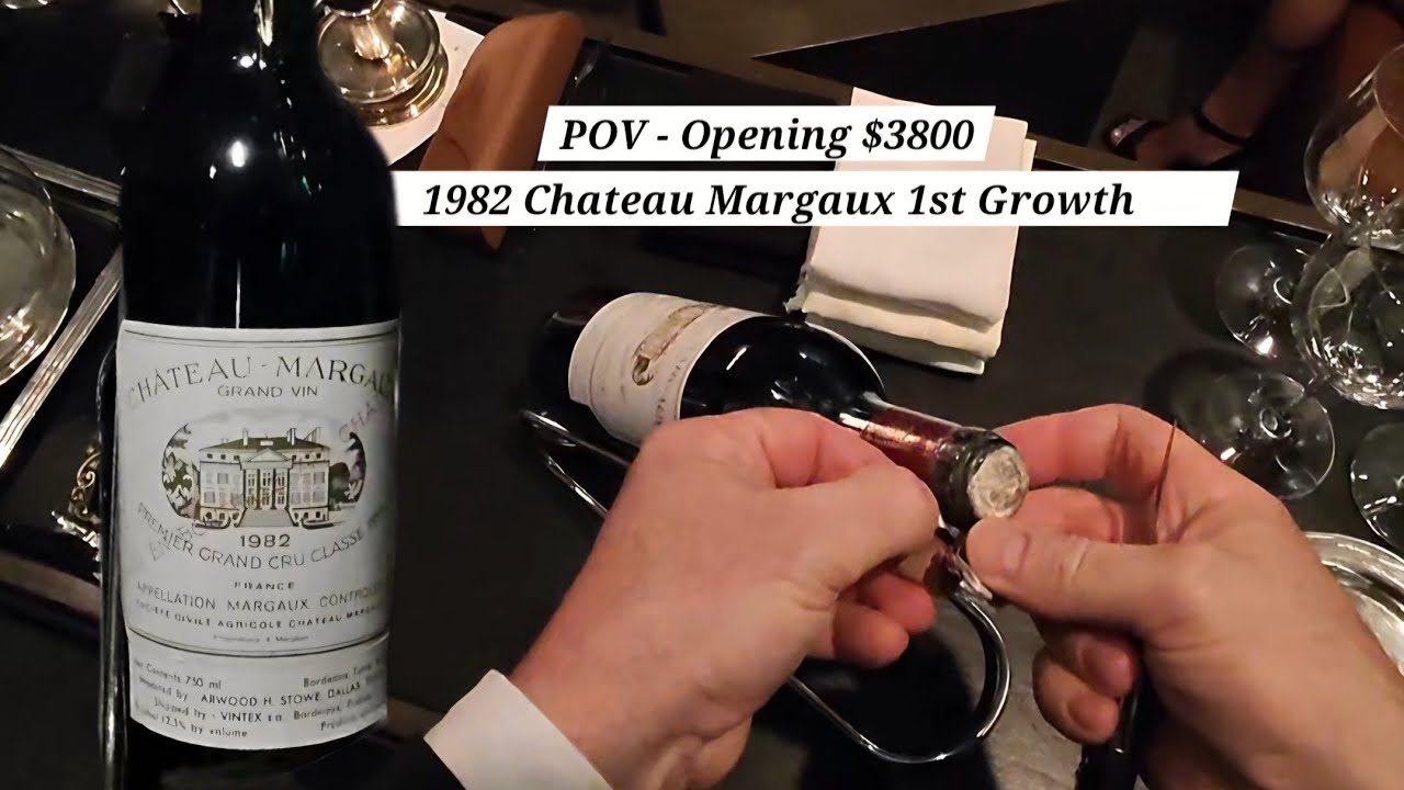 POV - Opening $3800 1st Growth 1982 Chateau Margaux