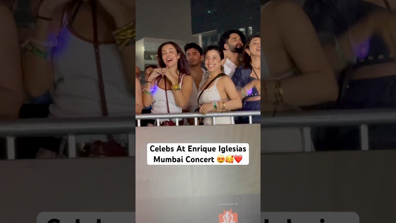 Malaika Arora, Rakulpreet Singh At #enriqueiglesias concert 💕 #bollywood #malaikaarora #rakulpreet