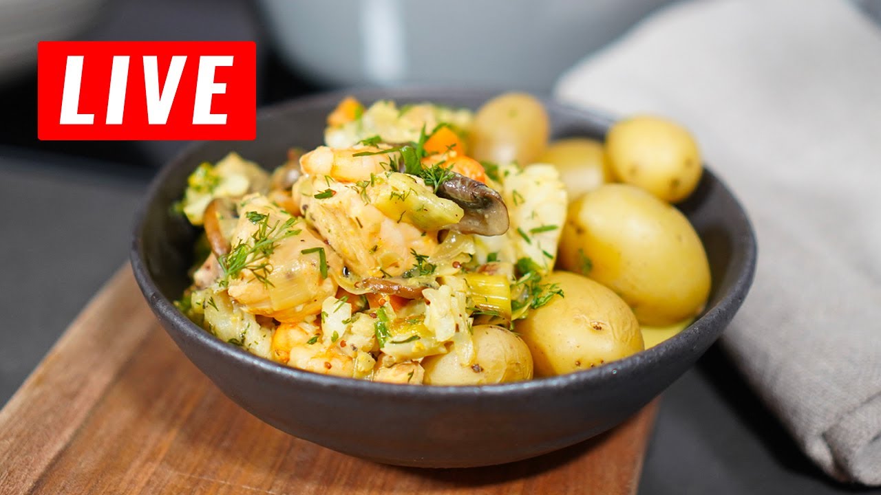 (LIVE) Recette blanquette de la mer pour Noël