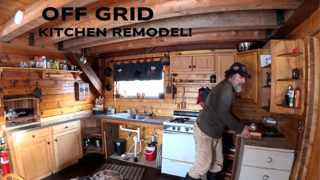 DIY Off Grid Kitchen Remodel | Cabin Kitchen Upgrade