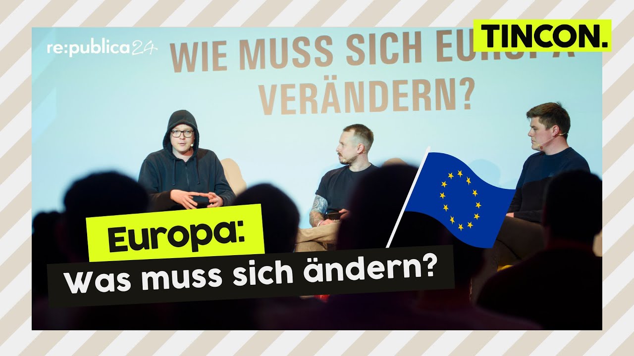 Nico Semsrott, Fabian Funke & Jan Schipmann &uuml;ber EU, Wahl und (gute) Skandale | TINCON Berlin 2024