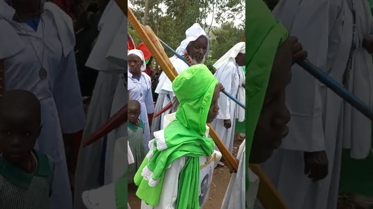 Archbishop Romanus Odongo Leading Maandamano to Got Calvary ( Calvary Hill)